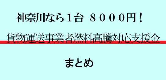 貨物運送事業者燃料高騰対応支援金